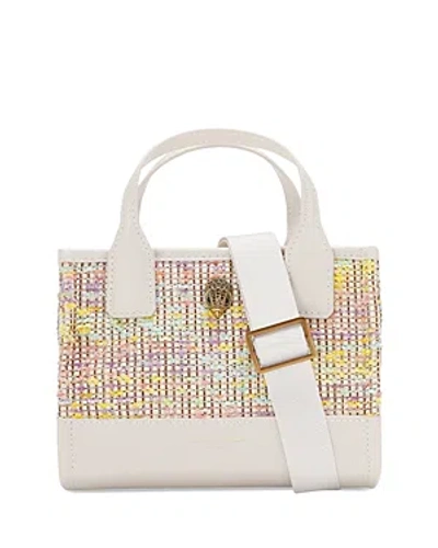 Kurt Geiger Extra Small Square Shopper Tote In White