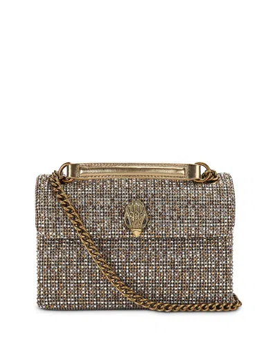 KURT GEIGER FABRIC MEDIUM KENSINGTON CONVERTIBLE CROSSBODY