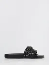 Kurt Geiger Meena Eagle Slide Sandals In Black