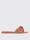 Kurt Geiger Womens Red Comb Kensington Eagle-embellished Woven Mules Eur 36 / 3 Uk