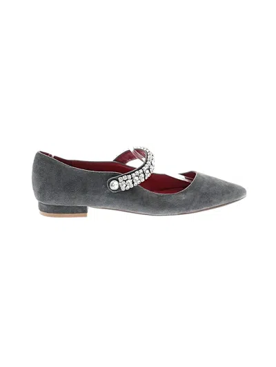 Pre-owned Kurt Geiger Flats In Gray