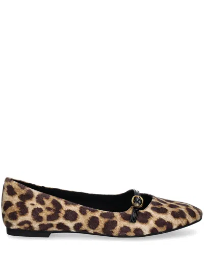 Kurt Geiger Flexi Ballet Flats In Neutrals