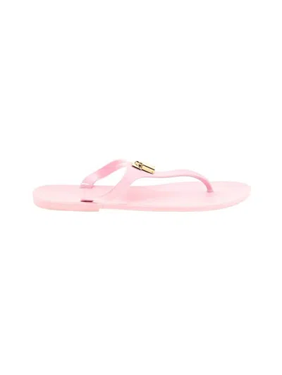 Pre-owned Kurt Geiger Flip Flops In Pink