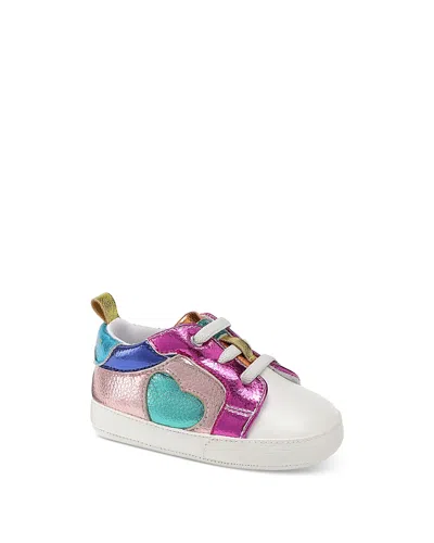 Kurt Geiger Girls' Luckson Heart Crib Sneakers - Baby In Multi