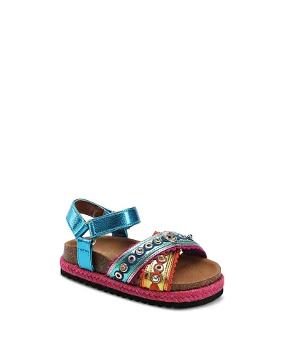 Kurt Geiger Kids' Girls' Mini Kensington Espadrille Sandals - Toddler In Multi