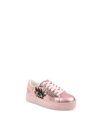 KURT GEIGER GIRLS' MINI LANEY EYE SNEAKERS - TODDLER