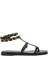 Kurt Geiger Women's Regent Buckled Gladiator Sandals In Black
