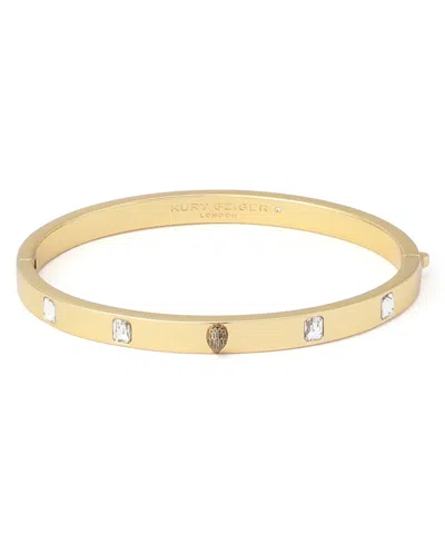 Kurt Geiger Glass Crystal Gold-tone Eagle Stone Bangle Bracelet