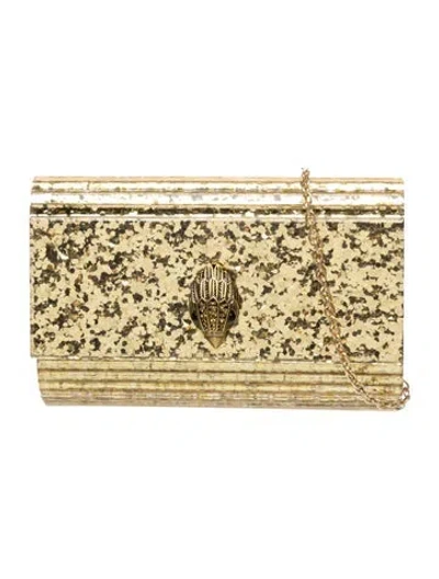 Pre-owned Kurt Geiger Glitter Clutch In Multicolor