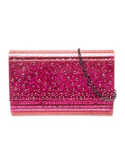 Pre-owned Kurt Geiger Glitter Crossbody Bag In Pink