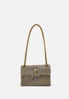 Kurt Geiger Kensington Small Chain Shoulder Bag In Brown