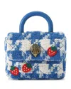 Kurt Geiger Handle Micro Kensington Bag In Light/past