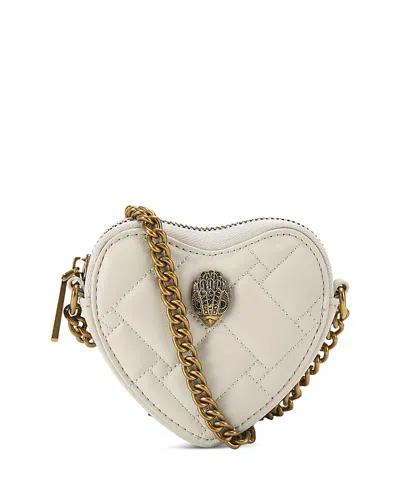 Kurt Geiger Heart Micro Crossbody In Brown