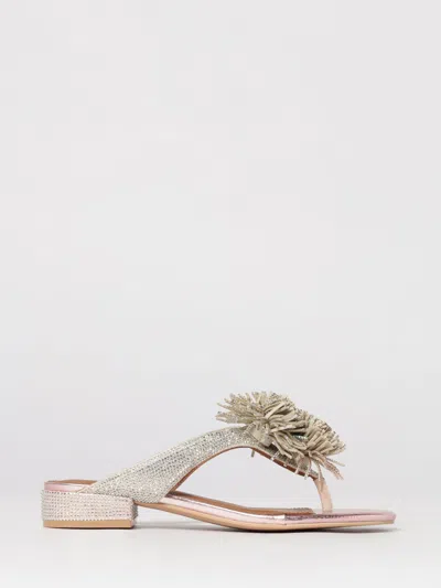 Kurt Geiger Flat Sandal Woman  London In Pink
