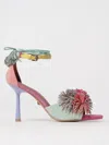 Kurt Geiger Pom Pom Pump Sandals In Bunt