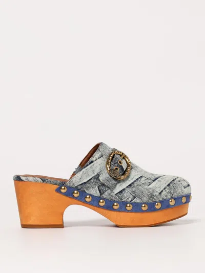 Kurt Geiger Women's Mayfair Studded Clogs In Denim