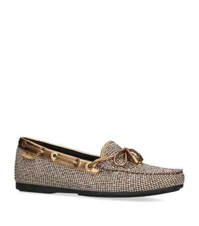 KURT GEIGER KURT GEIGER LONDON HOUNDSTOOTH EAGLE MOCCASINS