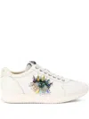 Kurt Geiger Leather Islington Eye Low-top Sneakers In Yellow