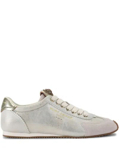 Kurt Geiger Islington Embellished Sneakers In Neutral