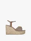 Kurt Geiger Kensington 105 Espadrille In Beige