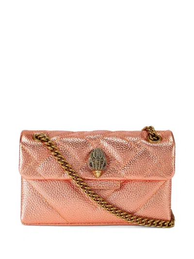 Kurt Geiger Kensington 17 Eagle-motif Shoulder Bag In Orange