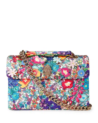 Kurt Geiger Kensington Floral-print Shoulder Bag In Multi