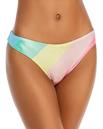 Kurt Geiger Kensington Bikini Bottom In Open Pink