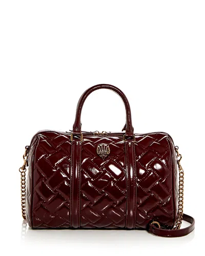 Kurt Geiger Kensington Boston Bowling Bag In Medium Red