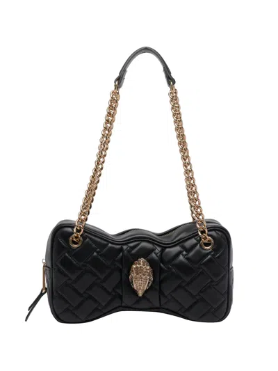 Kurt Geiger Kensington Bow Quilted Leather Tote Bag In Pink