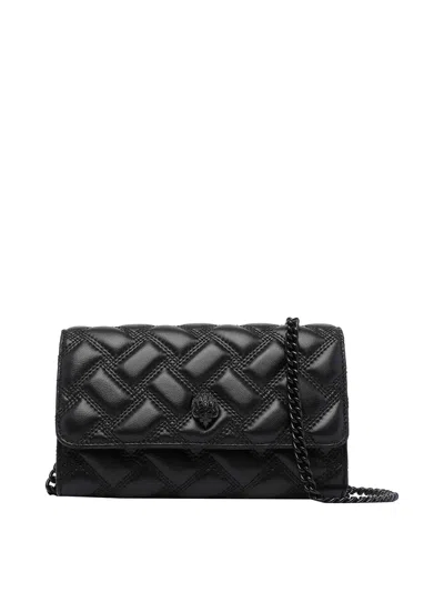 Kurt Geiger Kensington Chain Wallet In Black