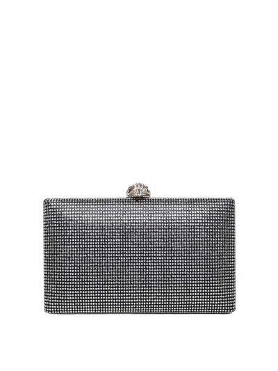 Kurt Geiger Kensington Clutch With Crystals In Black