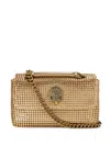 Kurt Geiger Womens Bronze Kensigton Chainmail Leather Shoulder Bag
