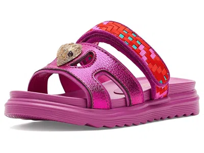 Kurt Geiger Kensington Cutout Mule (little Kid/big Kid) Girl's Shoes Purple Red : 5 Big Kid M, Synthetic