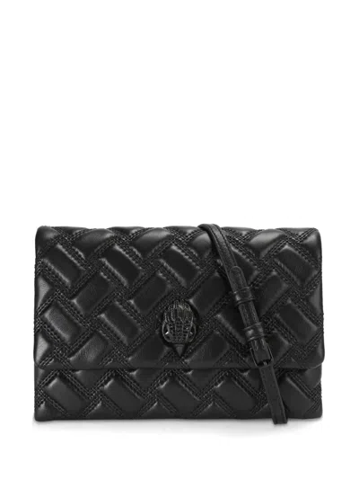 Kurt Geiger Kensington Duet Quilted Shoulder Bag In Black