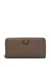 Kurt Geiger Kensington Eagle-charm Wallet In Brown