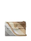 Kurt Geiger Mini Kensington Crossbody In Gold