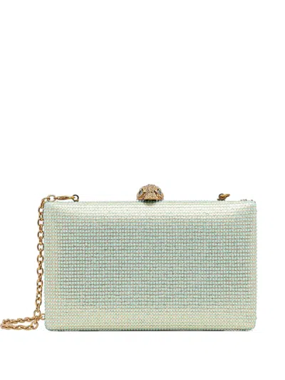 Kurt Geiger Kensington Embellished Clutch Bag In Gold