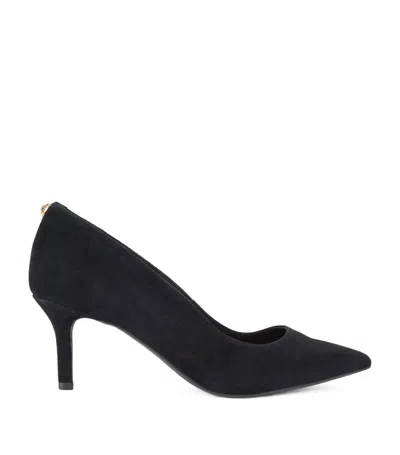 Kurt Geiger Kensington Flexi Heeled Courts In Black