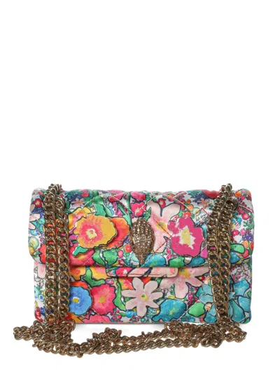 Kurt Geiger Kensington Schultertasche Mit Blumen-print In Multi