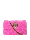 Kurt Geiger Kensington Fur Tote Bag In Pink