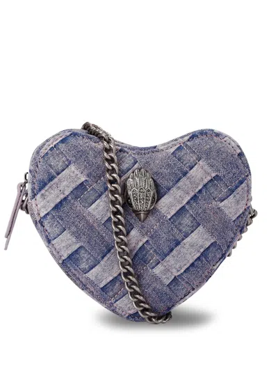 Kurt Geiger Kensington Heart Cross Body Bag In Pink