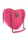Kurt Geiger Kensington Heart Eagle-embellishment Tote Bag In Pink