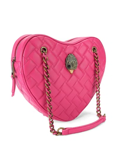 Kurt Geiger Kensington Heart Eagle-embellishment Tote Bag In Pink
