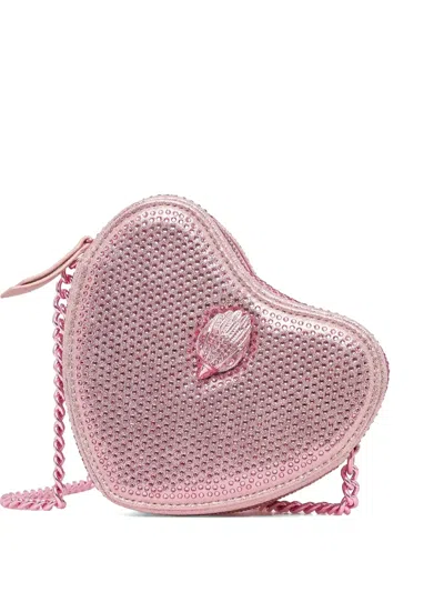Kurt Geiger London Kensington Heart Crossbody Bag In Pink