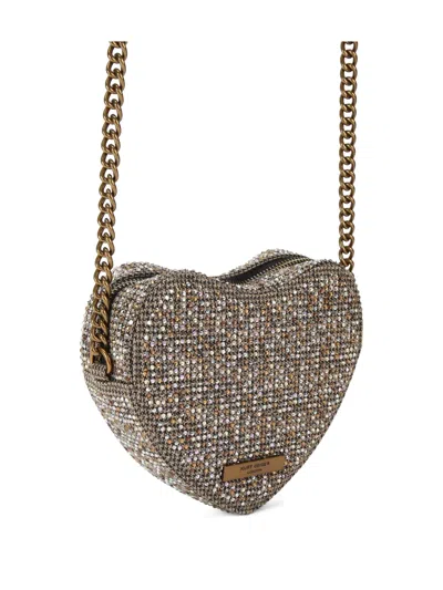 Kurt Geiger Kensington Heart Shoulder Bag In Neutral