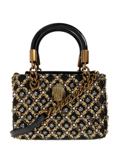 Kurt Geiger Kensington Jewel Embellished Tote Bag In Black