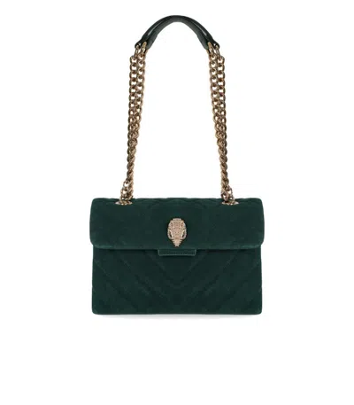 Kurt Geiger Kensington Large Green Shoulder Bag
