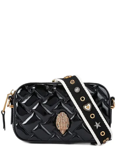 Kurt Geiger Kensington Leather Cross Body Bag In Black