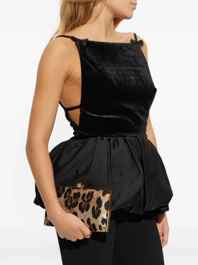 Kurt Geiger Kensington Leopard-print Clutch Bag In Animal Print