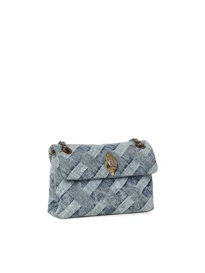 Kurt Geiger Kensington Mini Bag In Denim In Blue